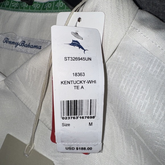 Kentucky Wildcats Tommy Bahama Men 100% Silk Coconut Matchup Camp Shirt Sz M NEW - Picture 8 of 13